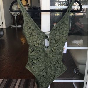 BECCA Crochet Swimsuit (M)